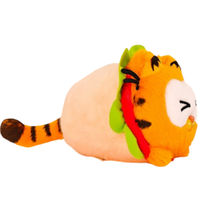 Brinquedo de pelúcia Sanmu Garfield Cat Vegetable Rolls Anime