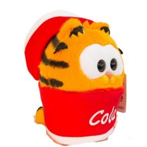 Brinquedo de pelúcia Sanmu Cartoon Garfield Cat Coca-Cola para crianças
