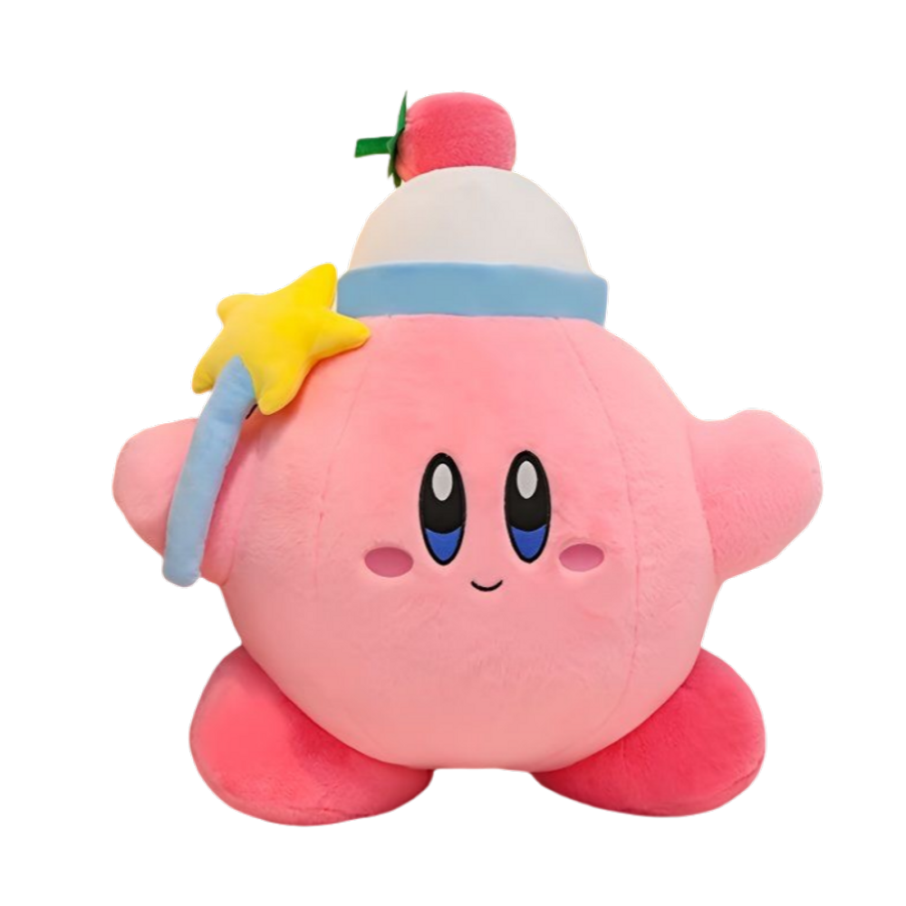 Brinquedo de pelúcia Sanmu Star Kirby Wizard Trend Cute para crianças