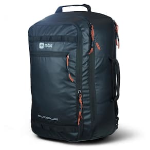 Mochila De Viagem Evoque 40L Polié/Lam Pu 600D Preta Nautika