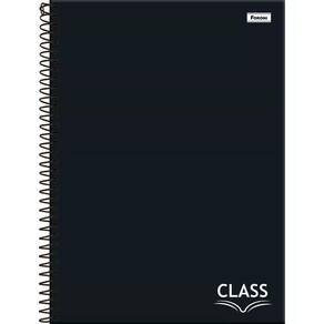 Caderno Espiral Capa Dura Universitário 1 Matéria Class 80