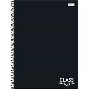 Caderno C/D 10 Matérias Class Preto 160 Folhas Foroni