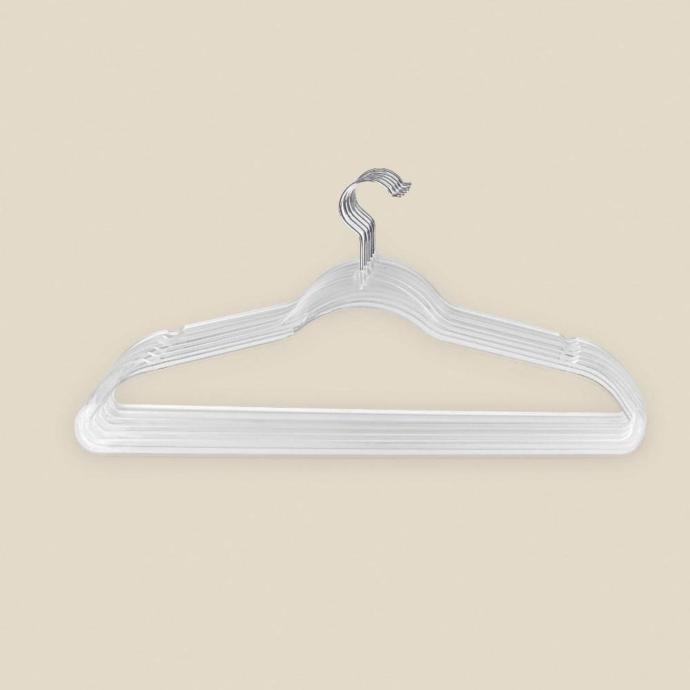 Cabide Acrílico com 6 Peças Transparente - A\CASA
