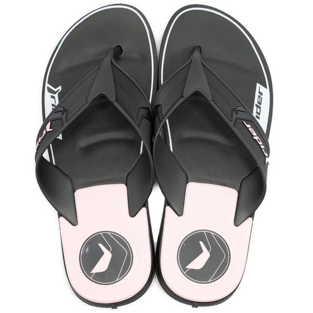 Chinelo Rider Start III Masculino - Preto e Rosa
