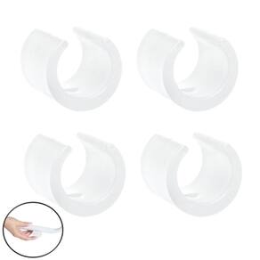 Kit 4 Peças Proteção Para Pés Cadeiras 22,22mm Redondo Branco - 2309 Mor