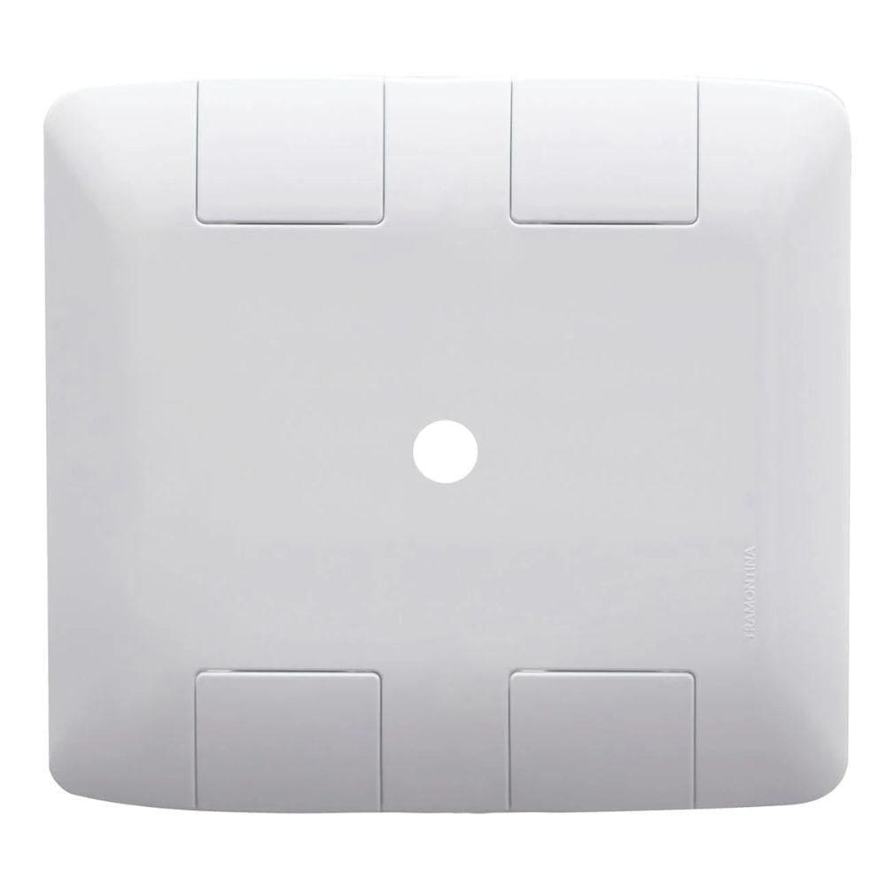 Placa 4x4 Com Furo 9,5mm Branco Aria Tramontina