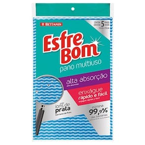 Pano Multiuso Esfrebom Bettanin Com 7 Unidades.