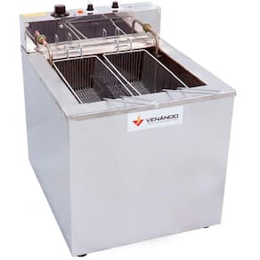 Fritadeira Elétrica De Bancada 23 Litros Água e Óleo Fritador Inox De Mesa SFAO4 Venâncio 220V