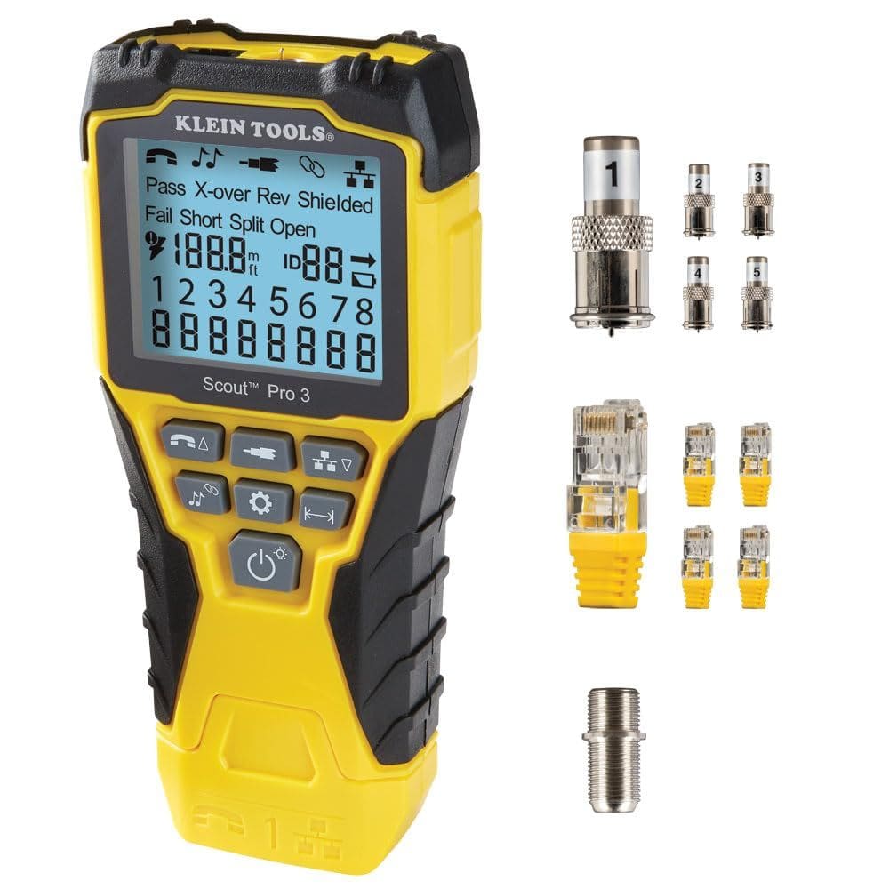 Kit de teste de cabos Klein Tools VDV501-851 com Scout Pro 3