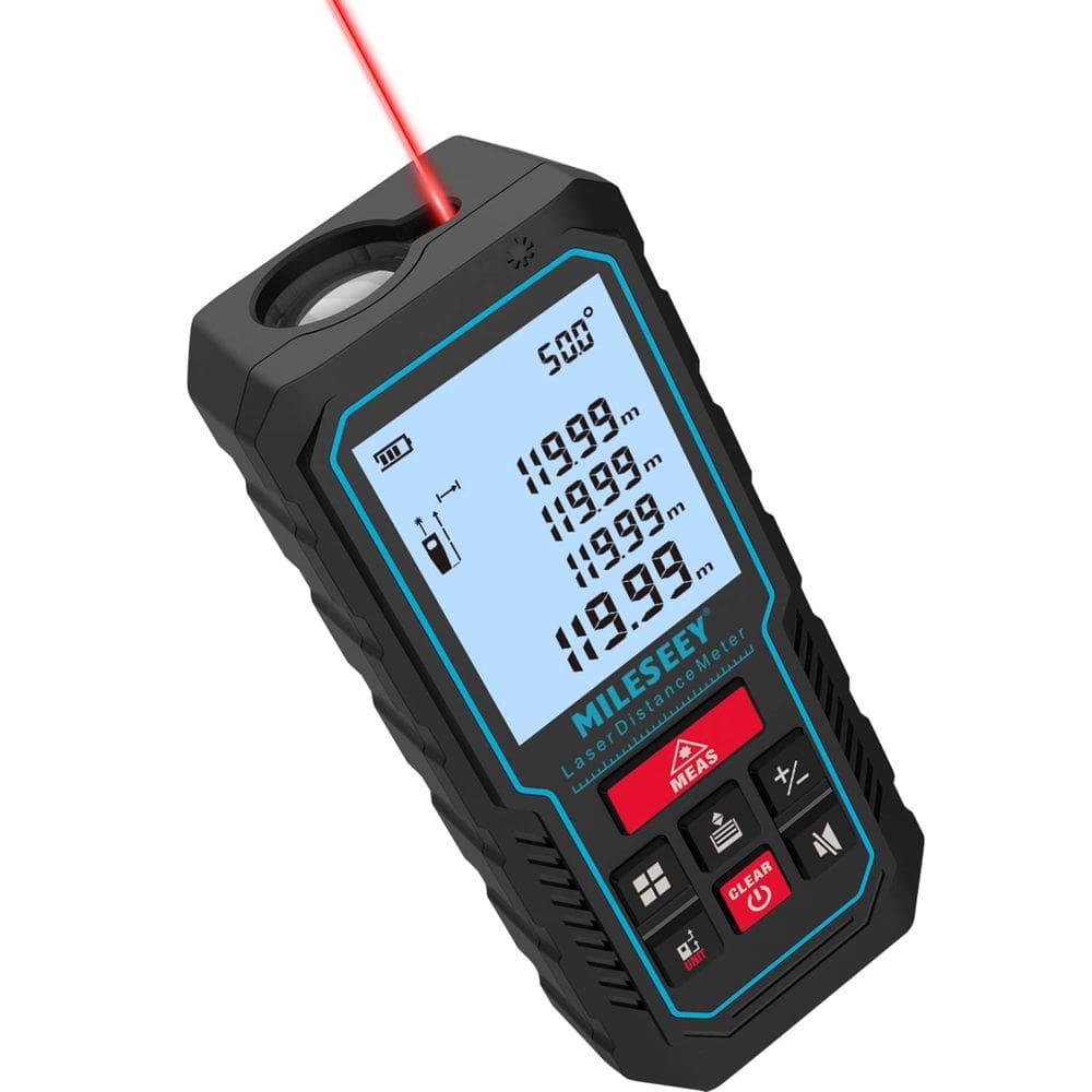 Dispositivo de medição a laser MileSeey 120m com sensor de ângulo eletrônico
