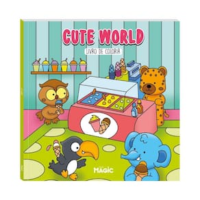 Livro Infantil de Colorir Bobbie Goods Magic 48 Folhas Super Fofo