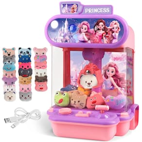 Claw Machine TingYuli Mini Vending Girls com 20 brinquedos de pelúcia