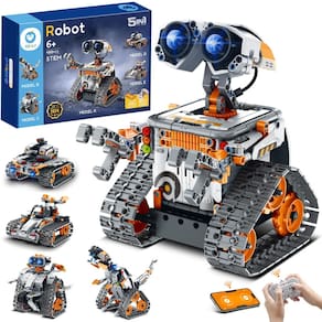 Kit de construção de robôs Sillbird com controle remoto para crianças de 8 a 12 anos