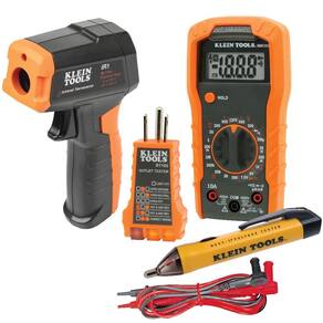 Kit de teste elétrico Klein Tools 80067 com termômetro infravermelho