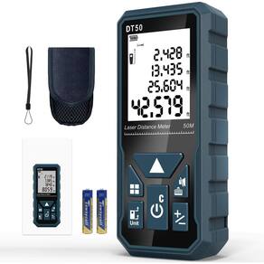 Medidor de distância a laser DTAPE DT50 50m com LCD IP54 à prova de choque