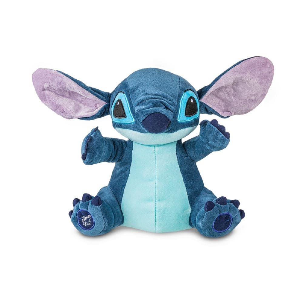 Brinquedo Pelúcia Stitch Clássico Antialérgica Luz Sons 30cm Multikids BR2350