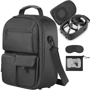 Estojo de transporte FOREGOER para fone de ouvido Oculus Quest 2 VR preto