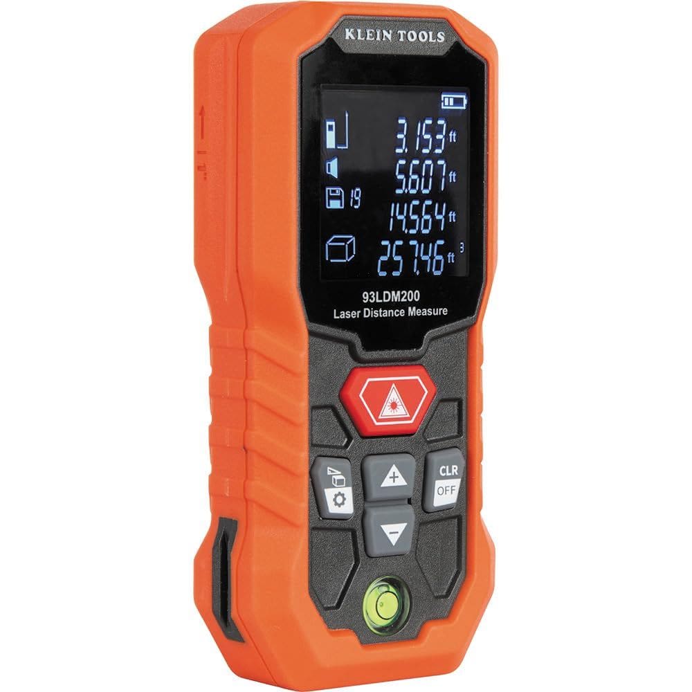 Medição de distância a laser Klein Tools 93LDM200 60m Classe 2