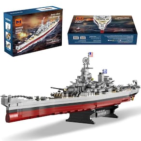 Kit de construção MISINI M6320 Military Series USS Missouri