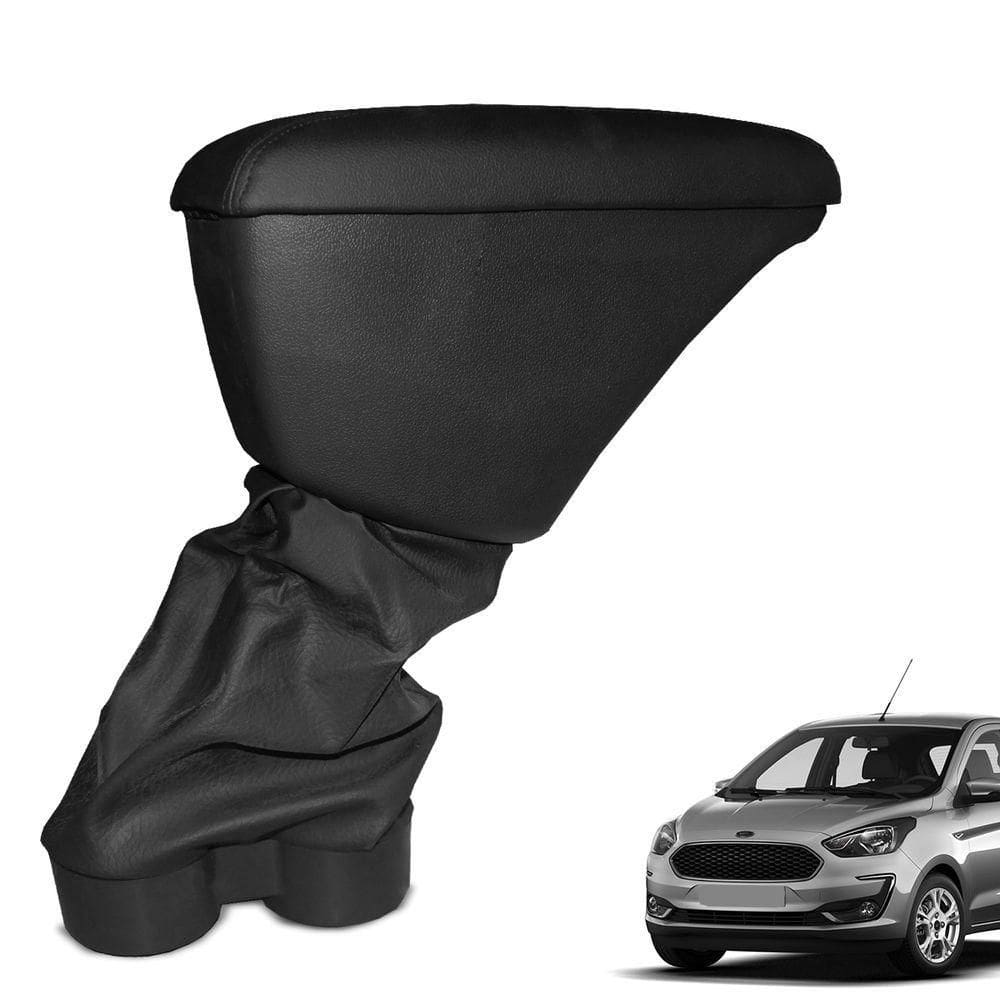 Apoio De Braço Ford Ka 2014 A 2021 Preto Linha Preto