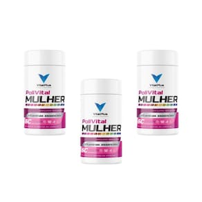 Vitalplus Premium Polivitamínicos  Mulher - KIT 3 UNIDADES - 180 Cápsulas
