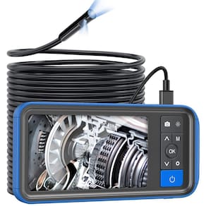 Câmera de esgoto Teslong MS450-D8-DL15 15m com tela de 4,5 polegadas