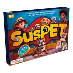 Jogo de Tabuleiro Suspet Infantil 7 Suspeitos 7 Travessuras 490 Possibilidades Pais e Filhos