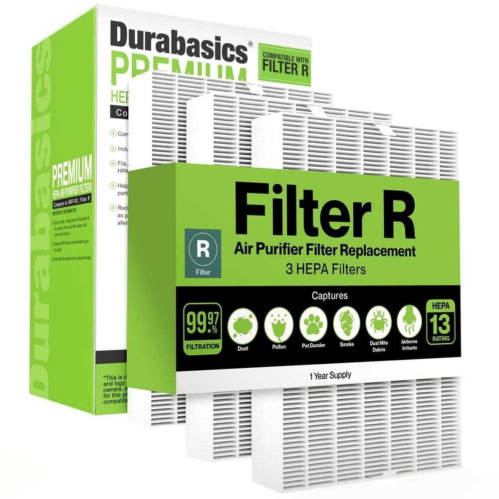 Filtros HEPA compatíveis com o purificador de ar Honeywell Durabasics