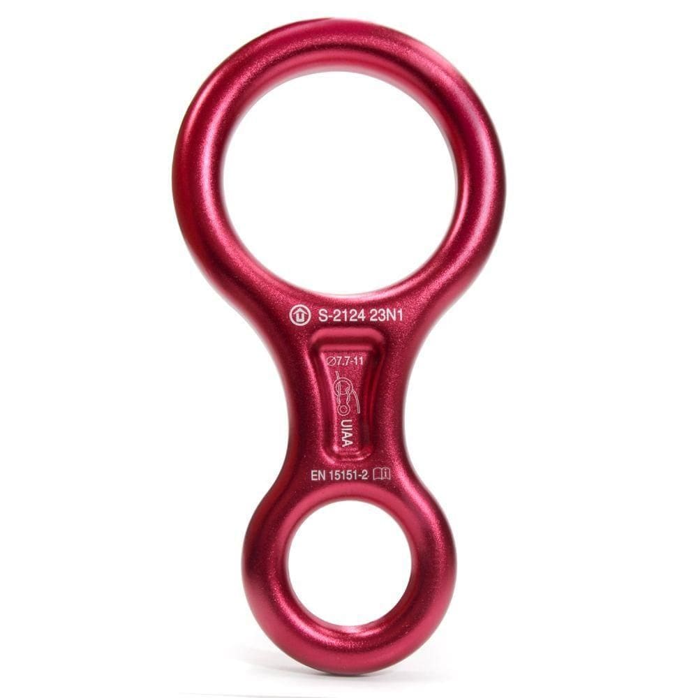 Freio Oito (8) Em Alumínio Usclimb 35kn Vermelho Uiaa