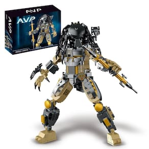 Kit de construção Xenomorph Horror Action Figure 558 unidades com Lego