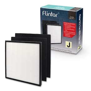 Filtro purificador de ar Flintar FLT5900 H13 True HEPA, pacote com 1 pacote