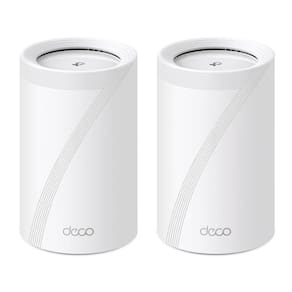 Roteador Mesh TP-Link Mesh Wi-Fi 7 2.5G Tri-Band BE11000 11000Mbps 5 portas - Pack 2 unidades