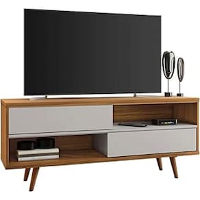 Bancada Rack Retro Tv 50` NT 1180 Freijo/Off White Notavel