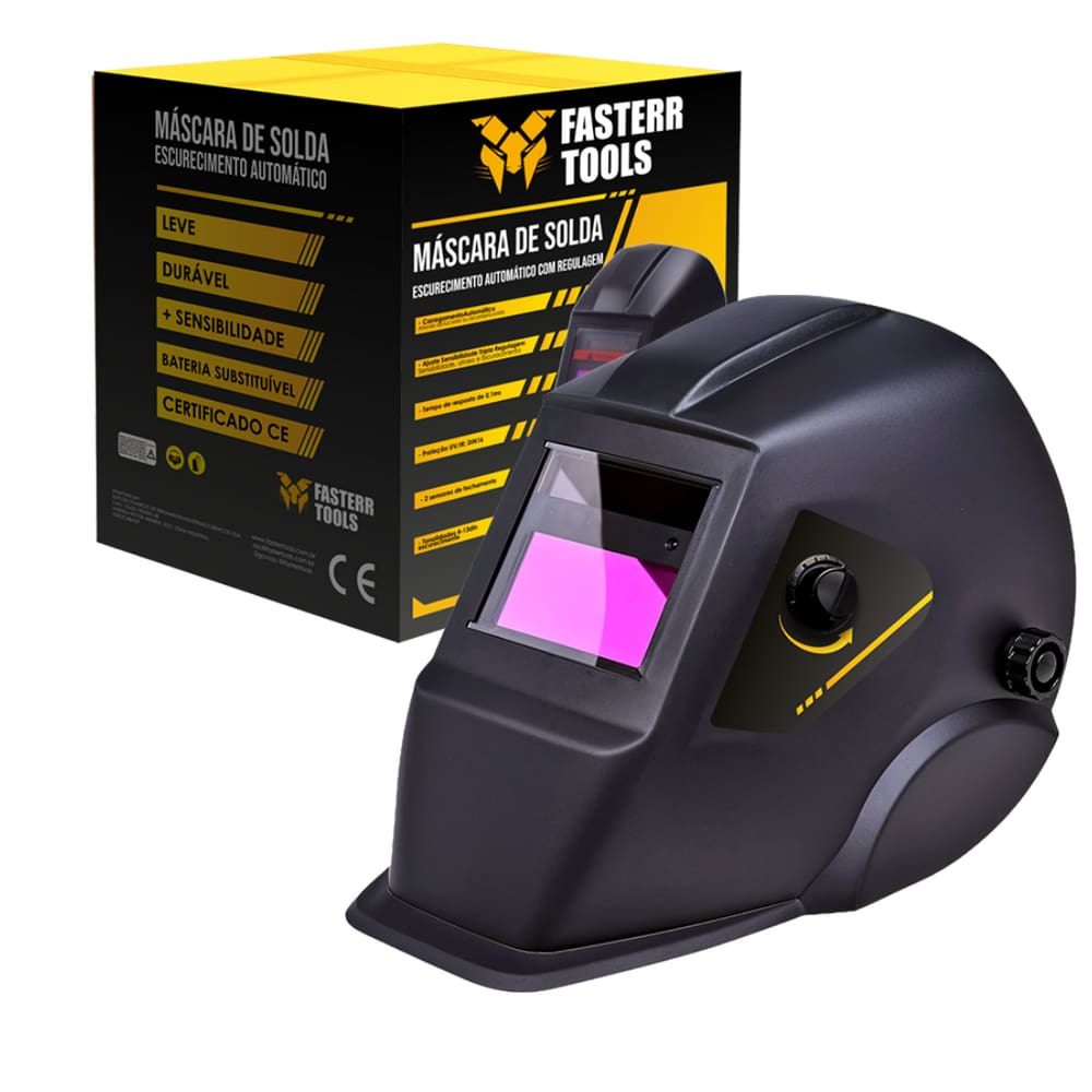 Máscara de Solda com Regulagem Automática Fasterr - FST039