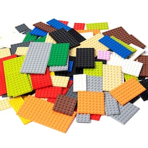 Placas de construção MANNIDOO 110 peças 11 tamanhos para peças Lego