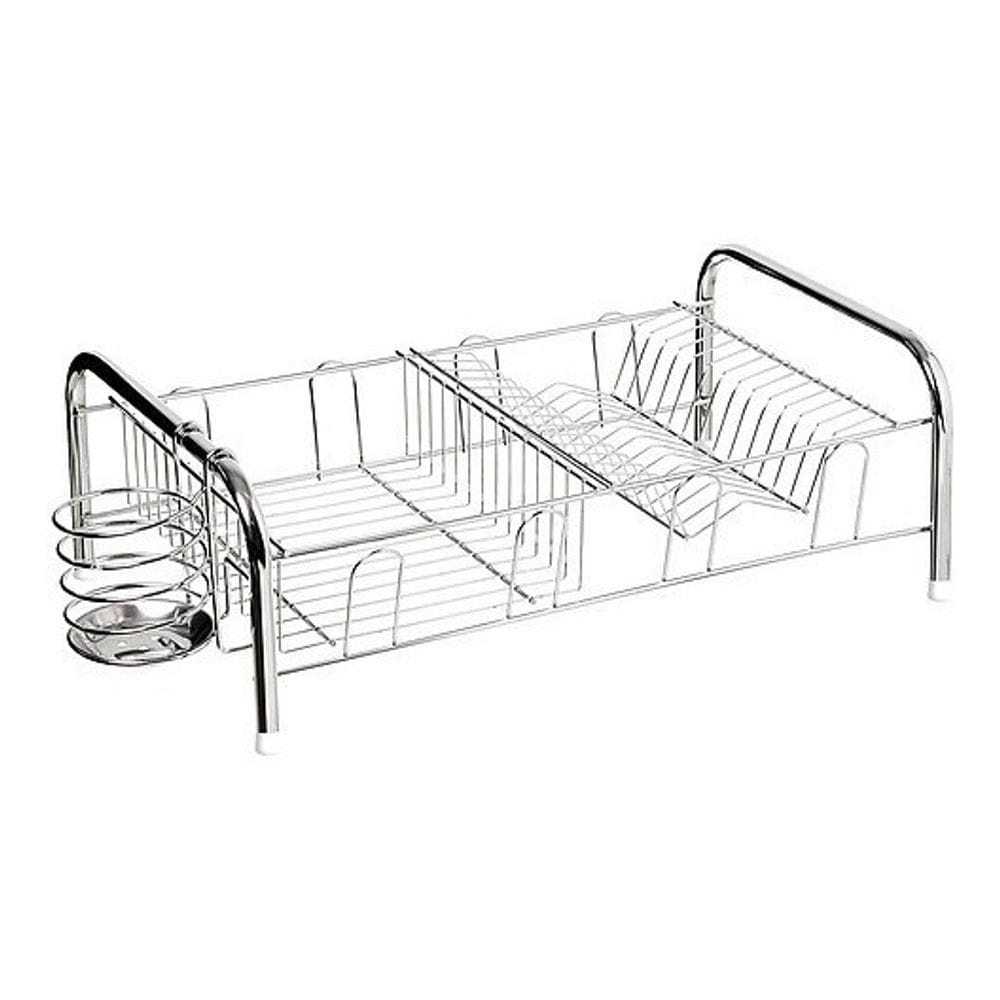 Escorredor Cama Cromado 13 Pratos Com Porta Talheres - Jomer 2070