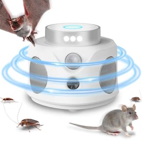Repelente de mouse VANELC, dissuasor ultrassônico de ratos com luzes LED