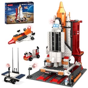 Conjunto de blocos de construção BIZNESMEN Space Shuttle Exploration 704 unidades