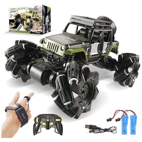 LOOZIX Carrinho de Controle Remoto p, Adultos Off Road Até 15 KM, H, Recarregável, Escala 116, Preto