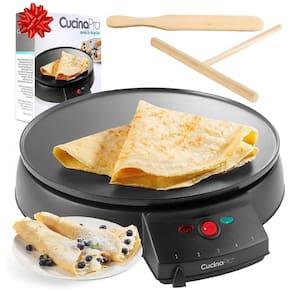 Máquina de Crepe Elétrica antiaderente, 1000W, 110v, CUCINAPRO 1448, Rosa