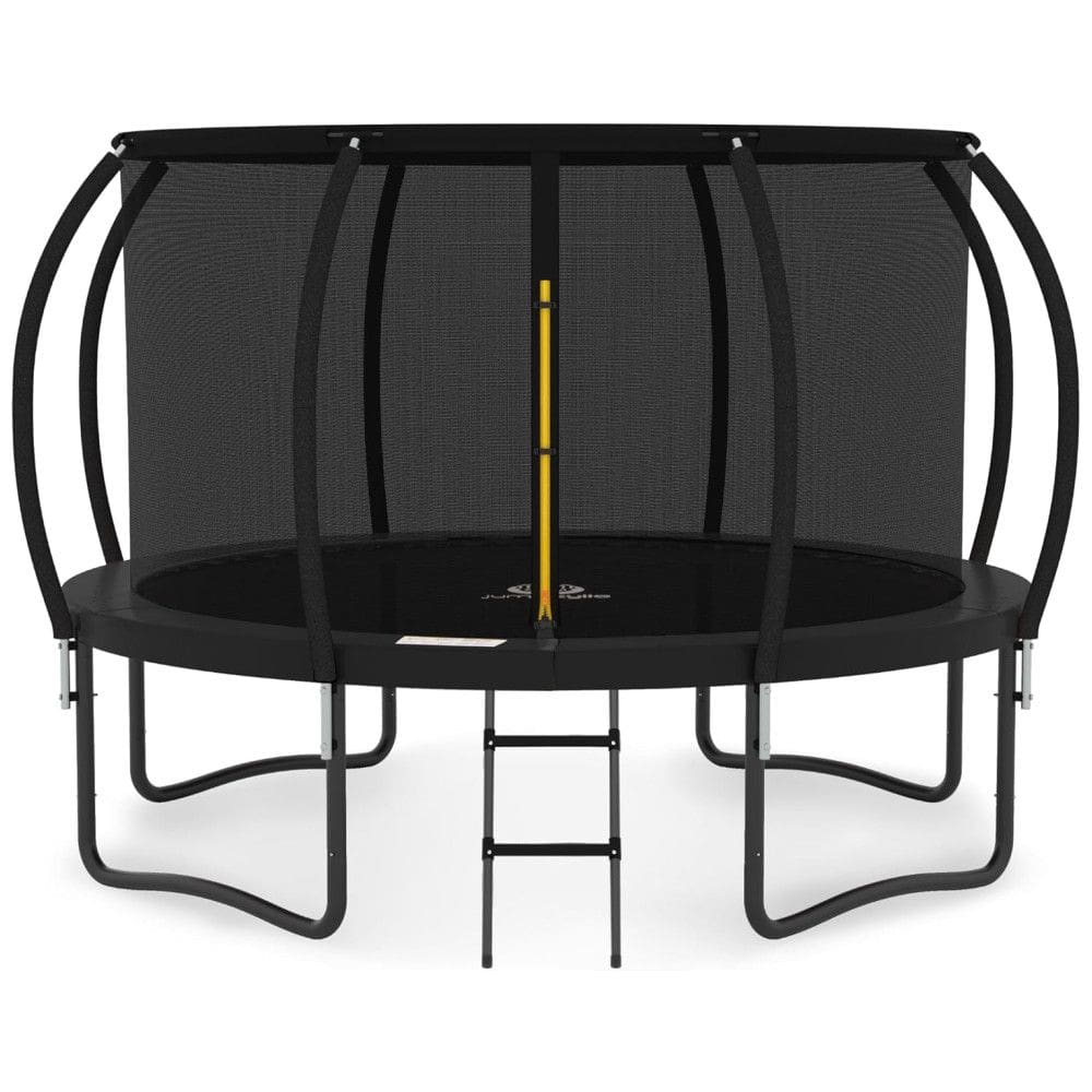 Cama Elástica Recreativa Capacidade 181 kg Tamanho 3,65 Metros, Preta