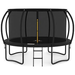 Cama Elástica Recreativa Capacidade 181 kg Tamanho 3,65 Metros, Preta
