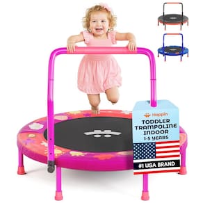 Trampolim Infantil Dobrável com Alça Ajustável em Altura Ideal para Crianças e Diversão em Casa VALUSA LLC