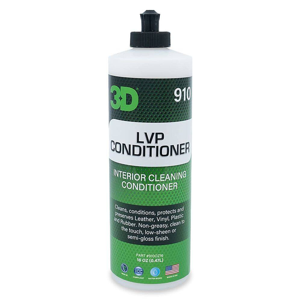 Condicionador 3D de couro, vinil e plástico 473ml - restaura e protege