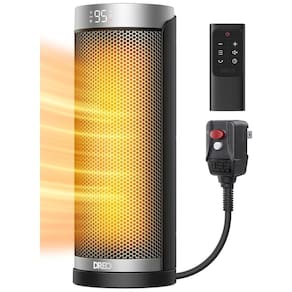 Aquecedor Dreo para Banheiro e Ambientes Internos, 70° Oscilante, 5 Modos, Controle Remoto, Timer 12h, Plugue Segurança ALCI