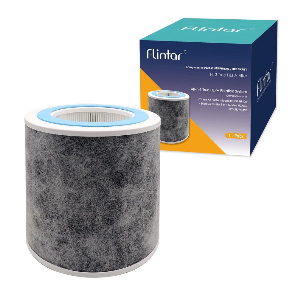 Filtro de substituição Flintar HP102 True HEPA para Shark HP100