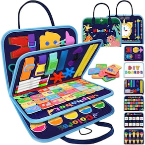 Montessori Busy Board MindPal por mais de 3 anos com brinquedo sensorial
