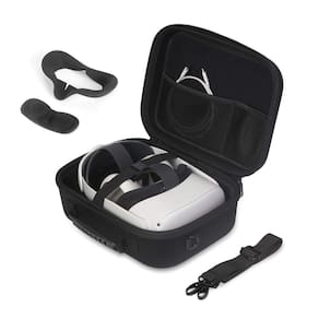 Estojo de transporte JSVER para fone de ouvido Meta Quest 2 VR com acessórios