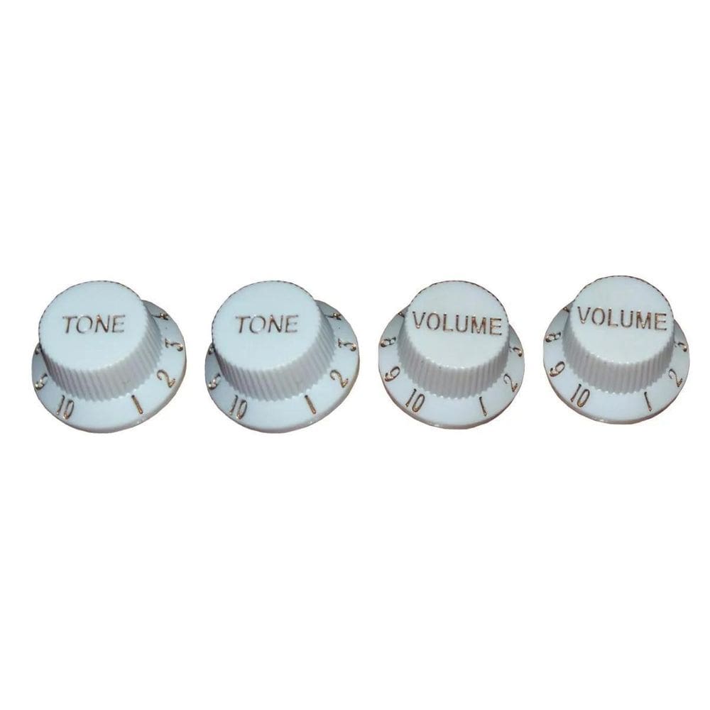 Knobs Para Guitarra Strato Andaluz Kb Branco Com 4
