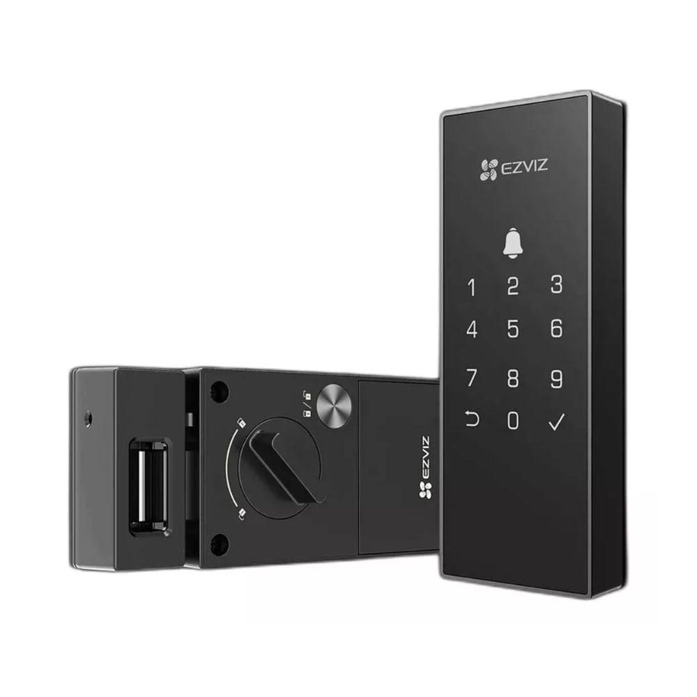 Fechadura Digital Dl03 Ezviz Black - Senha Wifi Alexa E App